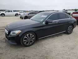 Salvage cars for sale at Houston, TX auction: 2017 Mercedes-Benz C300