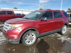 Ford Explorer xlt salvage cars for sale: 2015 Ford Explorer XLT