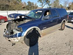 Salvage cars for sale at Hampton, VA auction: 2008 Ford Expedition EL Eddie Bauer