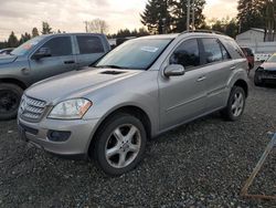 Salvage cars for sale from Copart Graham, WA: 2008 Mercedes-Benz ML 350