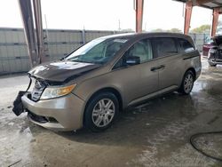 Salvage cars for sale at Homestead, FL auction: 2013 Honda Odyssey LX