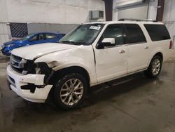 Salvage cars for sale at Avon, MN auction: 2015 Ford Expedition EL Limited