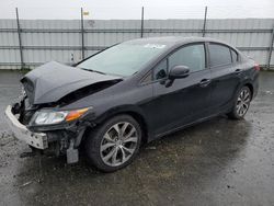 Salvage cars for sale at Antelope, CA auction: 2012 Honda Civic SI