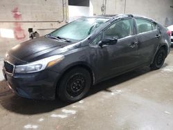 Salvage cars for sale from Copart Blaine, MN: 2017 KIA Forte LX