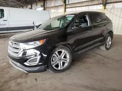 Ford salvage cars for sale: 2018 Ford Edge Titanium