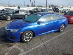 Salvage cars for sale at Van Nuys, CA auction: 2018 Honda Civic LX