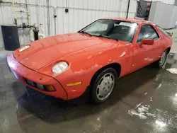 Salvage cars for sale at Avon, MN auction: 1983 Porsche 928 S