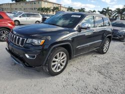 Vehiculos salvage en venta de Copart Opa Locka, FL: 2017 Jeep Grand Cherokee Limited