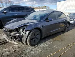 Salvage cars for sale from Copart Spartanburg, SC: 2021 Tesla Model 3