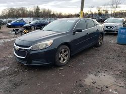 Salvage cars for sale from Copart Chalfont, PA: 2015 Chevrolet Malibu LS