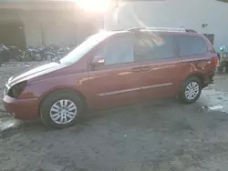 Salvage cars for sale at Seaford, DE auction: 2012 KIA Sedona LX