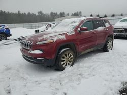 Jeep salvage cars for sale: 2015 Jeep Cherokee Limited