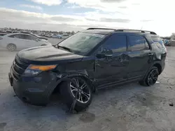 Salvage SUVs for sale at auction: 2015 Ford Explorer Sport