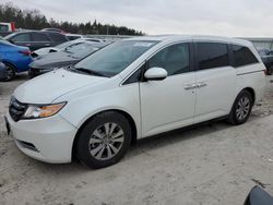 Salvage cars for sale at Franklin, WI auction: 2016 Honda Odyssey EXL