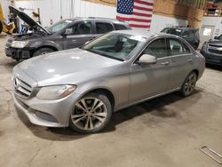 Mercedes-Benz salvage cars for sale: 2016 Mercedes-Benz C 300 4matic