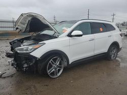 Hyundai salvage cars for sale: 2017 Hyundai Santa FE SE Ultimate