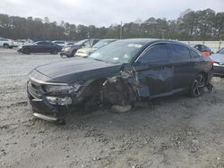 Salvage cars for sale at Ellenwood, GA auction: 2021 Honda Accord Sport