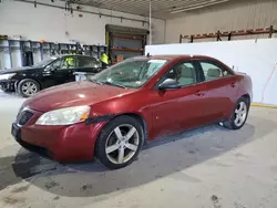 Pontiac Vehiculos salvage en venta: 2008 Pontiac G6 GT