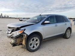 Salvage cars for sale from Copart New Braunfels, TX: 2014 Ford Edge SEL