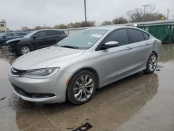 Salvage cars for sale at auction: 2015 Chrysler 200 S