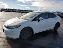 Salvage cars for sale at Fresno, CA auction: 2012 Honda Civic LX