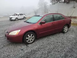 Salvage cars for sale at Fairburn, GA auction: 2005 Honda Accord EX