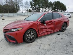 Salvage cars for sale at Loganville, GA auction: 2024 Toyota Camry SE Night Shade