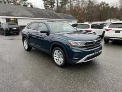 Salvage cars for sale at North Billerica, MA auction: 2020 Volkswagen Atlas Cross Sport SE