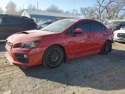 Salvage cars for sale at Wichita, KS auction: 2015 Subaru WRX Limited