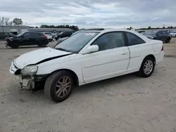 Salvage cars for sale at Harleyville, SC auction: 2001 Honda Civic SI