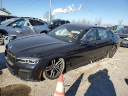 Salvage cars for sale at Dyer, IN auction: 2021 BMW 750 XI