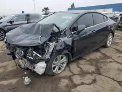 Chevrolet Cruze lt salvage cars for sale: 2019 Chevrolet Cruze LT