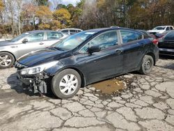 Salvage cars for sale at Austell, GA auction: 2017 KIA Forte LX