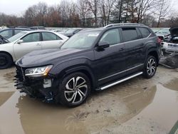 Salvage cars for sale at North Billerica, MA auction: 2022 Volkswagen Atlas SEL