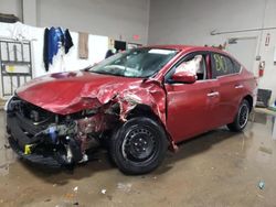 Salvage cars for sale at Elgin, IL auction: 2015 Nissan Sentra S