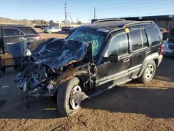 Salvage cars for sale at Colorado Springs, CO auction: 2005 Jeep Liberty Sport