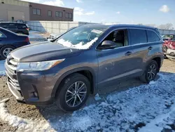 Salvage cars for sale at Kansas City, KS auction: 2018 Toyota Highlander SE