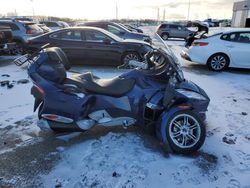 Salvage motorcycles for sale at Woodhaven, MI auction: 2010 Can-Am Spyder Roadster RT