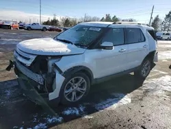 Salvage cars for sale at Denver, CO auction: 2014 Ford Explorer Limited