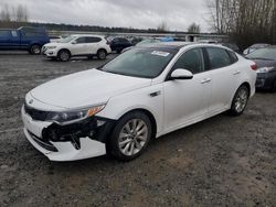 KIA Vehiculos salvage en venta: 2017 KIA Optima EX