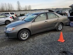 Salvage cars for sale at Arlington, WA auction: 2002 Toyota Camry LE