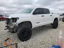 Toyota salvage cars for sale: 2017 Toyota Tundra Crewmax SR5