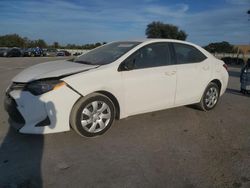 Salvage cars for sale at Orlando, FL auction: 2017 Toyota Corolla L