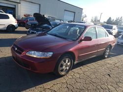 Salvage cars for sale from Copart Woodburn, OR: 2000 Honda Accord SE