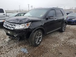 Ford Explorer Limited salvage cars for sale: 2018 Ford Explorer Limited