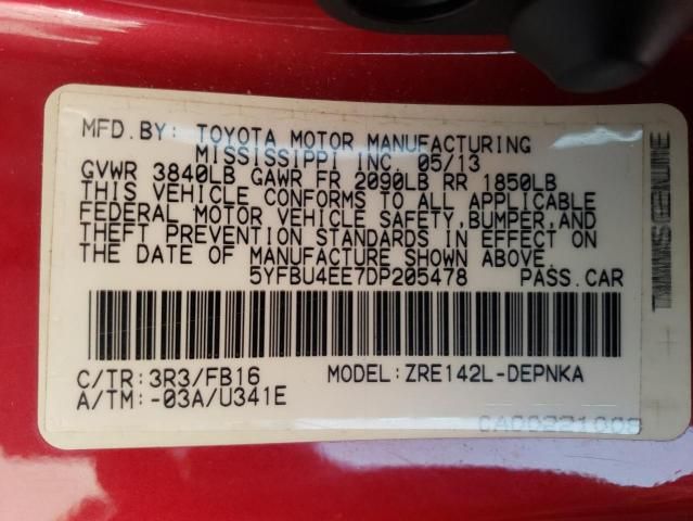 2013 Toyota Corolla Base