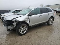 Salvage cars for sale at Kansas City, KS auction: 2013 Ford Edge SE