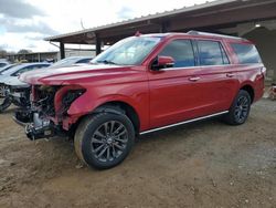 Ford salvage cars for sale: 2021 Ford Expedition Max Limited