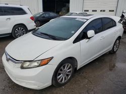 Salvage cars for sale from Copart Montgomery, AL: 2012 Honda Civic EX