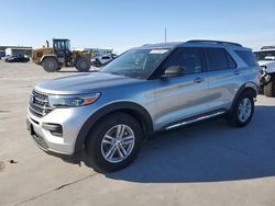 Salvage cars for sale at Grand Prairie, TX auction: 2024 Ford Explorer XLT